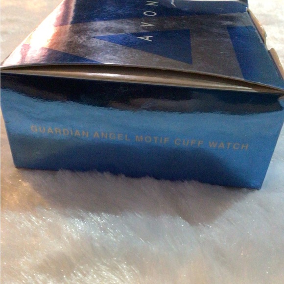 Guragian angel motif cuff watch by Avon - Picture 5 of 5